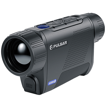 Front side angle of a Pulsar Axion 2 XQ35 thermal monocular.