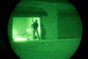 Infrared night vision scope