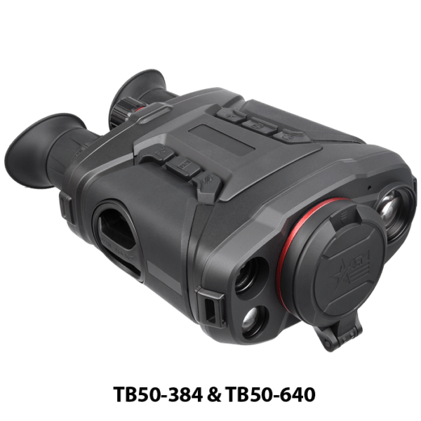 AGM Voyage LRF TB50 thermal fusion binoculars shown from the front top view.